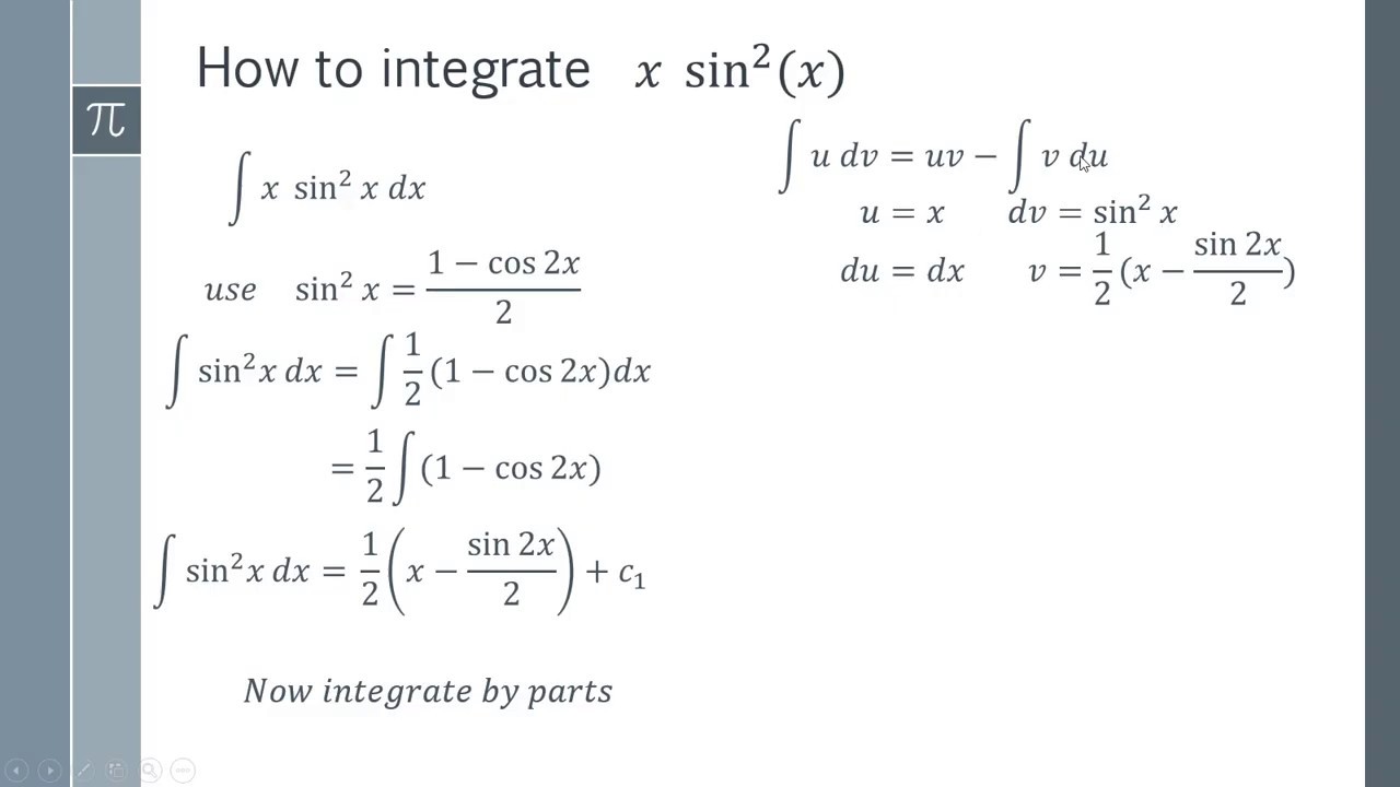 How to integrate xsin(x) using Integration by Parts